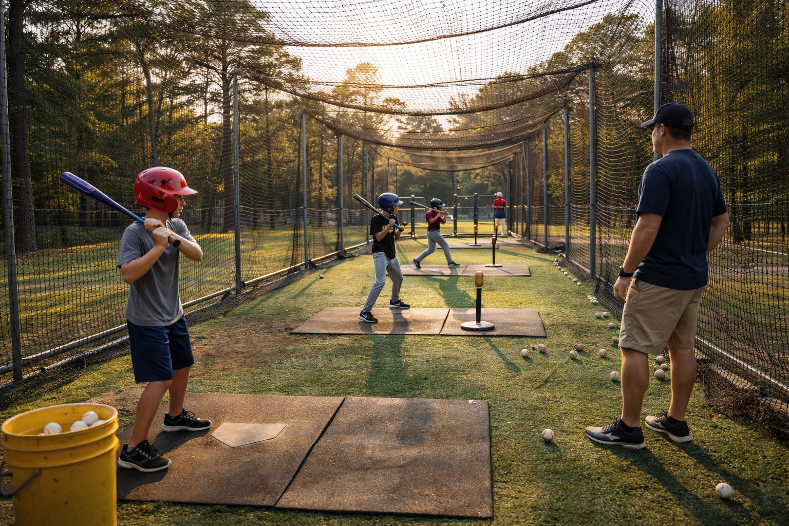 Batting Cages at SLAC