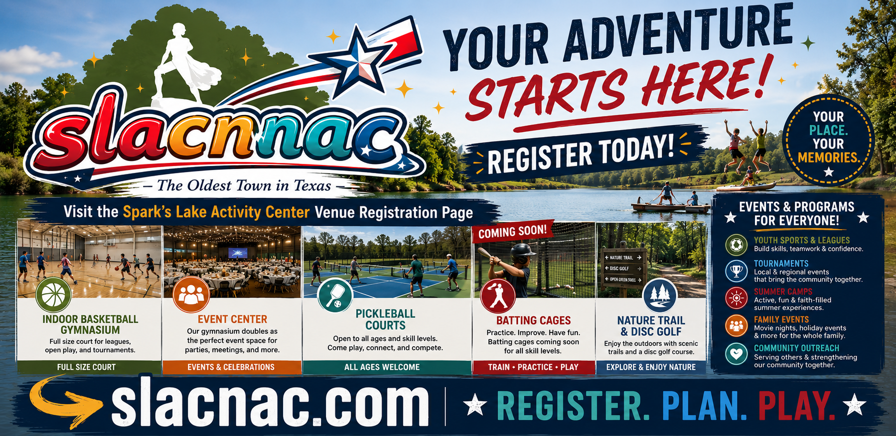 SLAC venue registration and events
