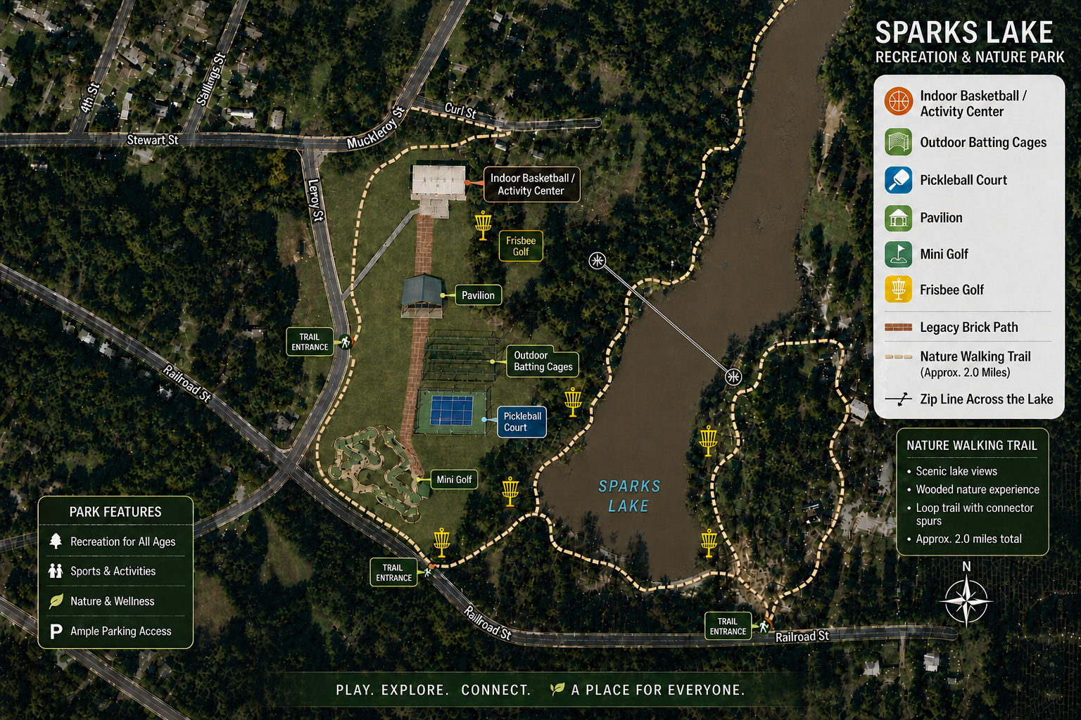 SLAC Walking Tour Map
